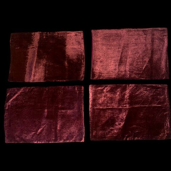 Garnet Placemats from India set of Six! - Picture 8 of 8